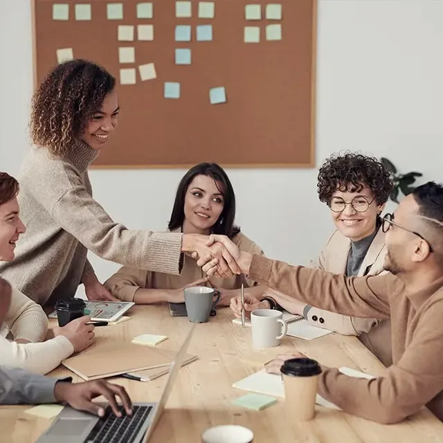 Fast-paced corporate environment with structured wellness support